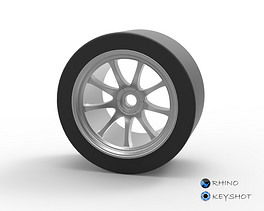 汽車輪胎犀牛模型 從IGS模型到KS渲染設計全解析與下載指南